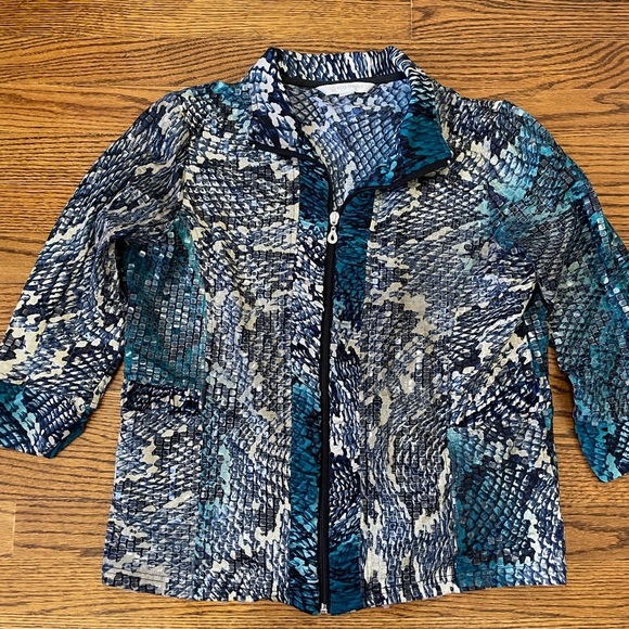 Erin London Zipper Fashion Jacket Size Medium - Picture 1 of 7
